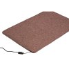 topny koberec 60 x 90 cm hnedy 122140