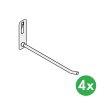 kovovy hak pro perforovany panel element system 4 ks 117295