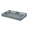 plastova prepravka na ovoce a zeleninu 600 x 400 x 70 mm seda 114111