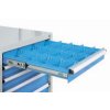 Závěsný dílenský box na nářadí k pracovním stolům do dílny WL/BL, 1 zásuvka, 565 x 580 x 180 mm