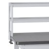 Přídavné kovové police na nářadí pro stoly BL, 2 police, nosnost 40 kg, 1500 x 300 x 450 mm