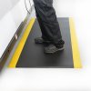 protiunavova rohoz s diamantovym vzorem pvc 90 x 150 cm cerna zluta 116250