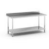 nerezovy pracovni stul s polici a ohradkou 1800 x 700 x 850 mm 14310