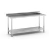 nerezovy pracovni stul s polici a ohradkou 1800 x 600 x 850 mm 14314