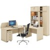 Kancelářský pracovní stůl MIRELLI A+, rovný, délka 1800 mm, bříza