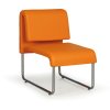 kozene kreslo do cekaren sofa public oranzova 106680
