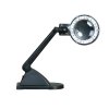 Stolní LED lampa se zvětšovací lupou, černá