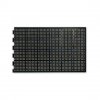 Odolná průmyslová gumová rohož, protiúnavová, 1 spoj kratší strana,  0,9 x 1,5 m, černá