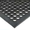 Odolná průmyslová gumová rohož, 0,9 x 1,5 m, 2 spoje kratší strany, černá