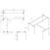 rohovy kancelarsky stul primo square 180x180 cm orech 118615