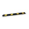 Pryžový parkovací doraz s reflexní fólií, délka 1830 mm, výška 100 mm