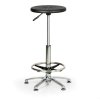 pracovni stolicka pur vysoka kulaty sedak kluzaky 10639