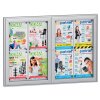 venkovni vitrina magneticka s dvoukridlymi dvermi 1440 x 1000 mm 39928