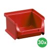 plastove boxy plus 1 102 x 100 x 60 mm cervene 30 ks 115219
