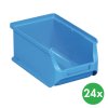 plastove boxy plus 2 102 x 160 x 75 mm modre 24 ks 115178