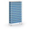 Regál s plastovými boxy ShelfBox, 2000 x 1000 x 500 mm, 120x box C
