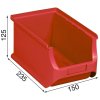 plastove boxy plus 3 150 x 235 x 125 mm cervene 24 ks 115170