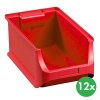 plastove boxy plus 4 205 x 355 x 150 mm cervene 12 ks 115191