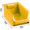 plastove boxy plus 4 205 x 355 x 150 mm zlute 12 ks 112319