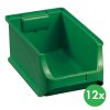 plastove boxy plus 4 205 x 355 x 150 mm zelene 12 ks 115196