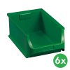plastove boxy plus 5 310 x 500 x 200 mm zelene 6 ks 115246