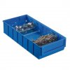 Plastový regálový box ShelfBox, 183 x 400 x 81 mm, modrý