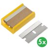 Břity pro bezpečnostní škrabku 4 cm (5 ks)