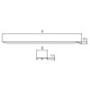 hlinikove najezdove rampy par 2500x300 mm 500 kg 40210