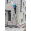 hlinikovy trojdilny vysuvny zebrik venbos profi 3x11 pricek 7 18 m 14519