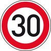 Dopravní značka – Nejvyšší dovolená rychlost 30
