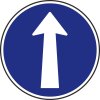 dopravni znacka prikazany smer jizdy primo 14803