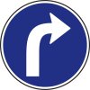 dopravni znacka prikazany smer jizdy vpravo 14804
