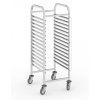 nerezovy prepravni vozik na plechy 10 pater 1350 x 470 x 620 mm 16623