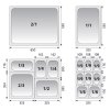nerezova gastronadoba gn 1 1 530 x 325 x 40 mm 42693