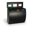 odpadkovy kos na trideny odpad 3x50 l kovovy 16846
