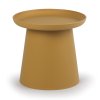 plastovy kavovy stolek fungo prumer 50 cm okrovy 121831