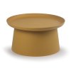 plastovy kavovy stolek fungo prumer 70 cm okrovy 121830