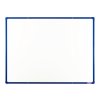 bila magneticka popisovaci tabule s keramickym povrchem boardok 1200 x 900 mm modry ram 16423