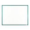 bila magneticka popisovaci tabule s keramickym povrchem boardok 1200 x 900 mm zeleny ram 16427