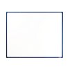 bila magneticka popisovaci tabule s keramickym povrchem boardok 1500 x 1200 mm modry ram 16431