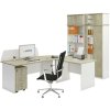 kancelarsky psaci stul mirelli 160x80 cm bila dub sonoma 20329