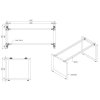 kancelarsky stul primo inspire 160x80 cm sedostribrna podnoz briza 118531