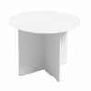 jednaci stul s kulatou deskou primo white prumer 100 cm bila 112751