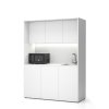 Kuchyňka NIKA se dřezem a baterií 1481 x 600 x 2000 mm, bílá, pravé