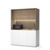 Kuchyňka NIKA se dřezem a baterií 1481 x 600 x 2000 mm, dub přírodní, pravé