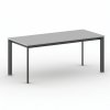jednaci kancelarsky stul primo invitation 180x80 cm cerna podnoz seda 103804