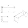 kancelarsky stul primo impress 180x90 cm cerna podnoz tresen 117883