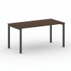 jednaci kancelarsky stul primo square 160x80 cm cerna podnoz orech 104401