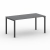 jednaci kancelarsky stul primo square 160x80 cm cerna podnoz grafit 106153