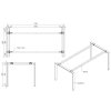 jednaci kancelarsky stul primo infinity 180x90 cm cerna podnoz briza 118299